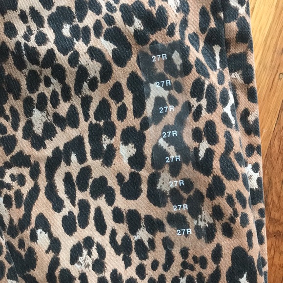 NWT Gap True Skinny leopard print jeans - Picture 5 of 8